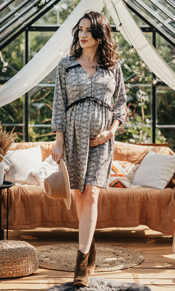 Tehotenské šaty Lionella dress (d1041)